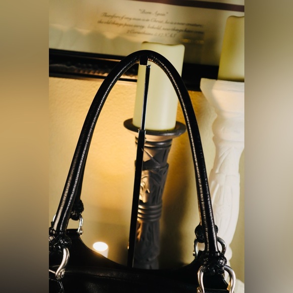 VTG BRIGHTON KATARINA 3D LEATHER MASTERPIECE COLLECTION EMBROIDERED SHOULDER BAG - Picture 9 of 11